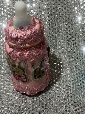 Decorative Pink Reborn Doll Bottle